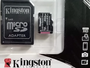 CARD memorie 256GB microSDXC +adaptor SD, Kingston Canvas S. Plus, universal compatibil, PRET REDUS