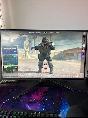 Vând monitor gaming ASUS ROG Strix XG258Q   24.5 , 240Hz, Full HD, ideal pentru CS2   Valorant   FPS