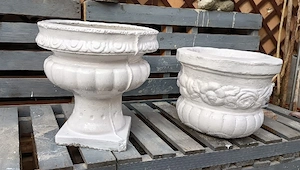 Ghivece si figurine din beton pentru casa si gradina