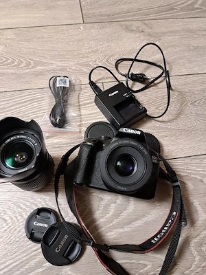 Aparat foto Canon 1300d +  doua obiective foto - imagine 2