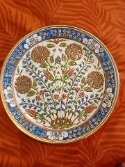 Farfurie din ceramica decorativa pictata manual