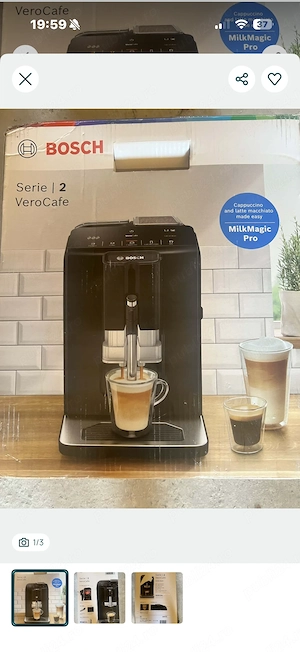 Espressor automat Bosch VeroCafe Serie 2   NOU, nefolosit