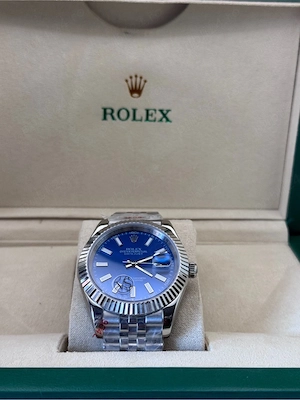 Ceas Rolex Datejust Blue Sunburst 41mm, Nou - imagine 2
