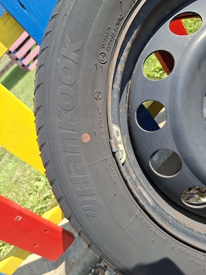 Jante originale tabla OPEL 9815311677 205/60R16 - cu anvelope iarna Hankook - imagine 9