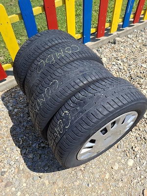 Jante originale tabla OPEL 9815311677 205/60R16 - cu anvelope iarna Hankook - imagine 5