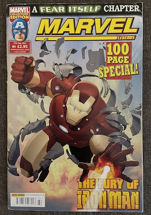 Banda desenata Marvel Legends #84: The Fury of Iron Man 2013 - Panini Comics