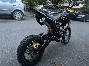 Vand motocross motocicleta de copii 125 cm3, motor in 4 timpi 4T, 7 luni vechime - imagine 3