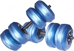 Set gantere reglabile cu apă DEIRIS, portabile pentru călătorii și fitness acasă, greutate ajustabil