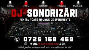 Sonorizari cu DJ + lumini + fum - pentru toate tipurile de evenimente 