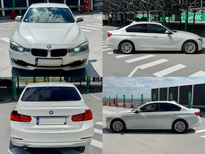 BMW Seria 3 F30 2015 2.0 diesel Efficient Dynamics-Pachet M interior, Scaune sport piele, alb perlat - imagine 4