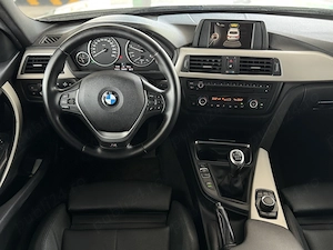 BMW Seria 3 F30 2015 2.0 diesel Efficient Dynamics-Pachet M interior, Scaune sport piele, alb perlat - imagine 6