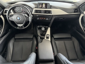 BMW Seria 3 F30 2015 2.0 diesel Efficient Dynamics-Pachet M interior, Scaune sport piele, alb perlat - imagine 5