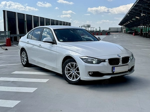 BMW Seria 3 F30 2015 2.0 diesel Efficient Dynamics-Pachet M interior, Scaune sport piele, alb perlat