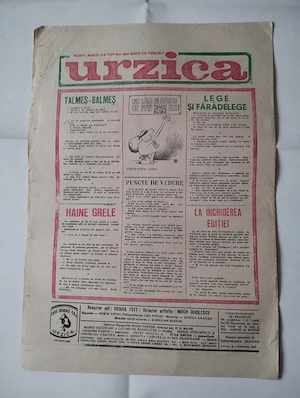 469. Revista de umor, Urzica nr. 2, 1995 - imagine 2