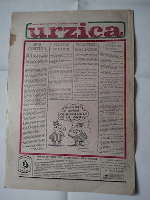 462. Revista de umor, Urzica nr. 11, 1995 - imagine 2