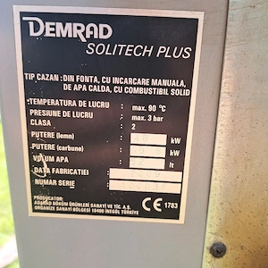 centrala termica din fontă de 69 kw 
