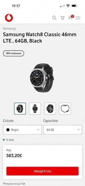Smartwatch Samsung Galaxy Watch 8 - imagine 3