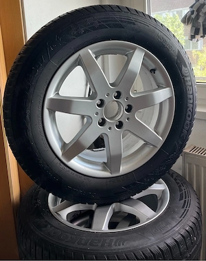 jante Mercedes Benz originale 5x112 r17 + cauciucuri 17