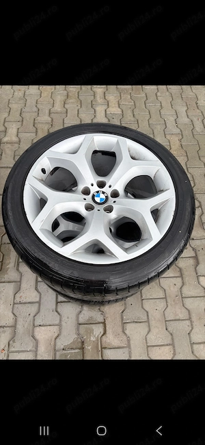 4 jante de aliaj cu cauciucuri de vara de x5  r20 - imagine 2