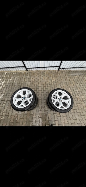4 jante de aliaj cu cauciucuri de vara de x5  r20 - imagine 3