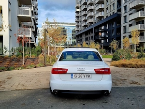 Audi a6 c7 2.0 tfsi premiun 220cp benzina euro 5 2013 automat trapa piele side assist camera  - imagine 8