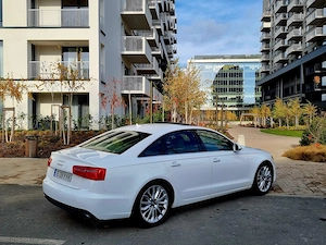 Audi a6 c7 2.0 tfsi premiun 220cp benzina euro 5 2013 automat trapa piele side assist camera  - imagine 9