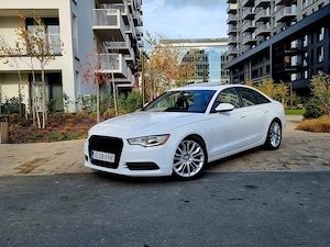 Audi a6 c7 2.0 tfsi premiun 220cp benzina euro 5 2013 automat trapa piele side assist camera  - imagine 2