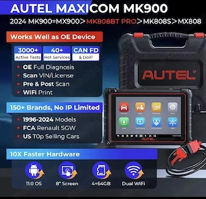 Vând tester auto profesional Autel MK900, model nou (2026), neactivat - imagine 4