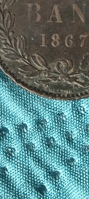 Moneda 10 bani 1867