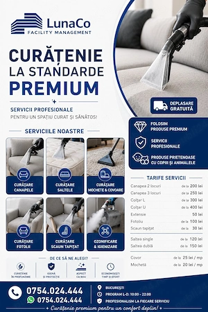 Curățare canapele și saltele