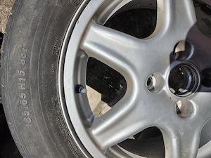 Jante aliaj BBS originale VW si anvelope 195 65 r15 4x100