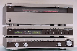 Sistem Audio midi Siemens: Amplificator, Pre-amplificator și Tuner   Made in Japan.