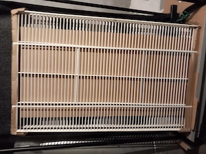 Gratar  alb plastifiat frigider  congelator profesional 