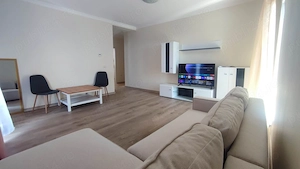 Ap 2 camere de inchiriat, complet mobilat si utilat, bloc nou tip vila, etaj 1, 52 mp + balcon