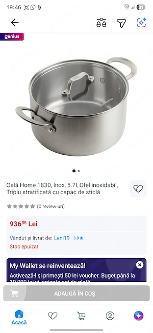 oala Inox mauviel