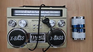 Radio Portabil Rotosonic XB-372URT cu baterii incluse (Ca nou)