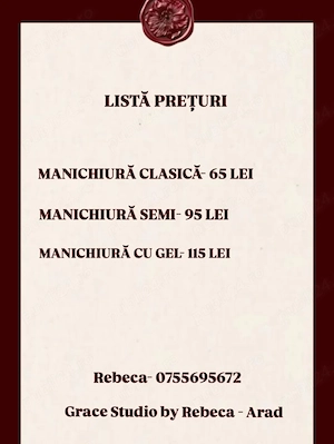 Manichiură, zona Micălaca din Arad 