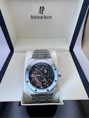 Ceas Audemars Piguet Royal Oak Double Balance Wheel Openworked, 41mm, Nou