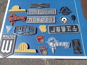 Colectie embleme masini unelte