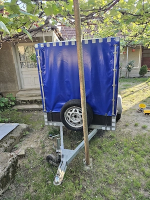 Vând/schimb remorcă 750kg recent înmatriculată!  - imagine 5