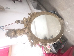 Vand oglinda vintage de prin anii 1800, necesita restaurare,