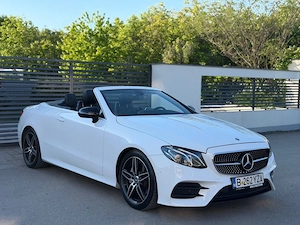 Mercedes-Benz E 200 Cabrio Pachet Amg-Night km 73.000 Fabricație 2020 Primul Propietar Impecabil NOU - imagine 2