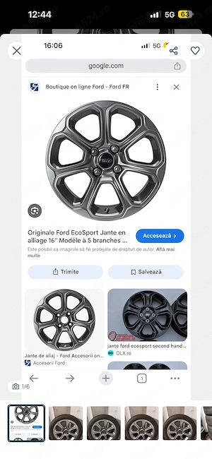 Jante Aliaj Ford Fiesta Sau Ecosport