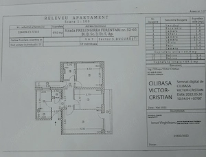 Apartam.3camere decomandate Conf.1_Vînzare Direct Proprietar 82.000EUR negociabil Sect.5,București
