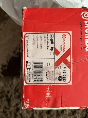 Plăcute frână Brembo Audi A4 - imagine 2