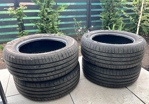 OCAZIE! Set complet anvelope vara KUMHO ECSTA 235/55  R18 100V SUV DOT 5024/ Decembrie 2024 NERULATE - imagine 2
