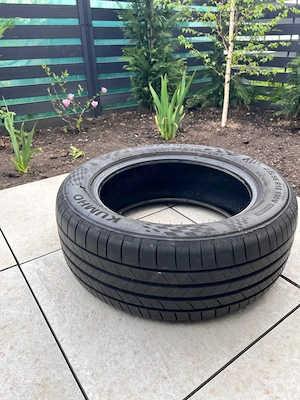 OCAZIE! Set complet anvelope vara KUMHO ECSTA 235/55  R18 100V SUV DOT 5024/ Decembrie 2024 NERULATE - imagine 4
