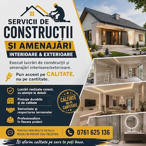 caut lucrări in construcții