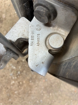 Uși spate VW Golf Plus / Golf 5 Plus complete argintii - imagine 2