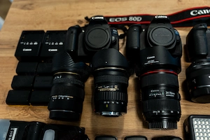 Echipament foto Canon EOS R, Canon 80D, Canon 35mm, 50mm, 24-70mm, Tokina 11-20, Sigma 17-50 - imagine 3